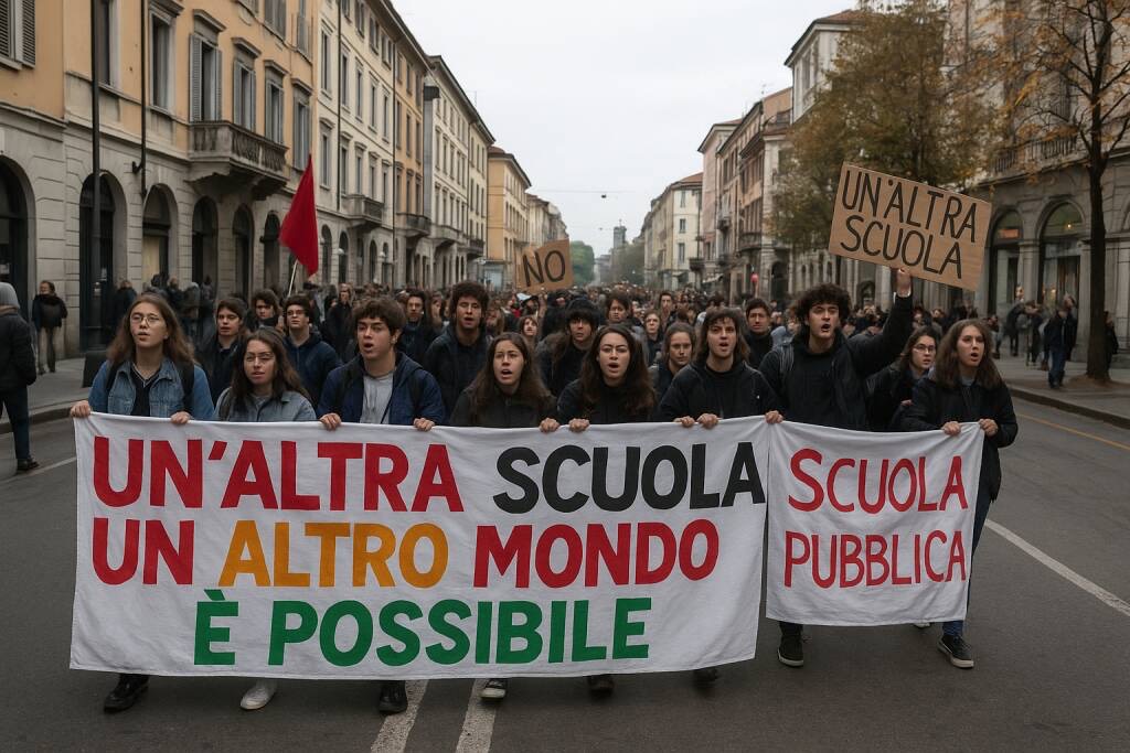 La voce degli studenti per “un’altra scuola, un altro mondo possibile” e la sottile rivoluzione dei nostri&nbsp;tempi.